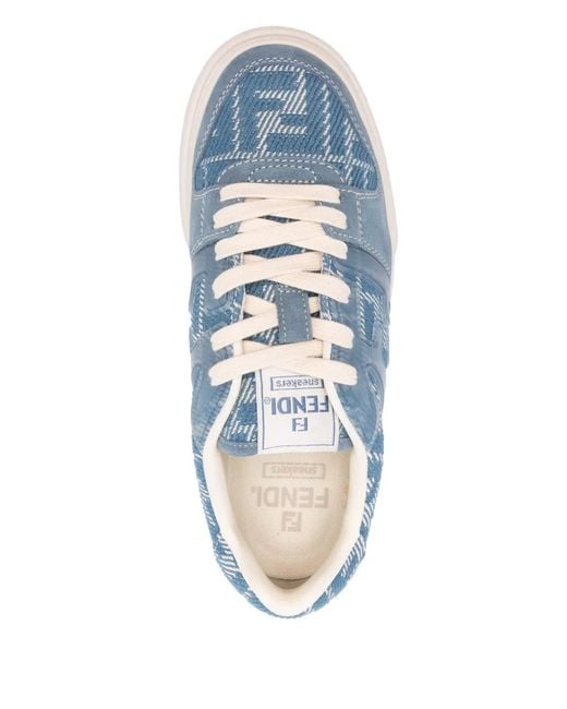 Fendi Blue Match Sneakers