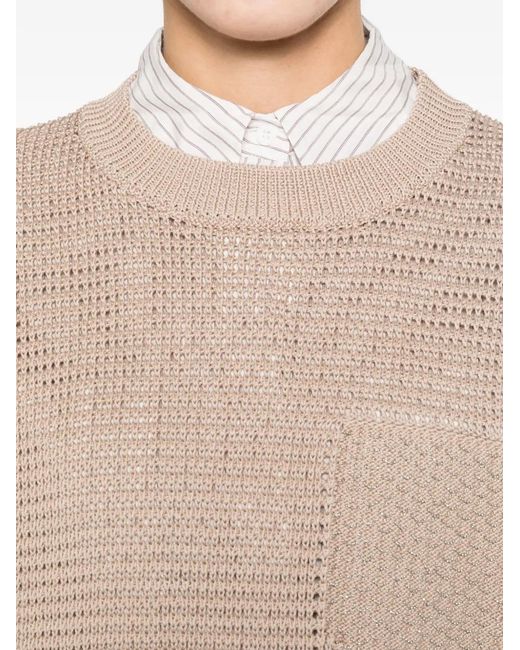 Peserico Natural Patch-Pocket Vest