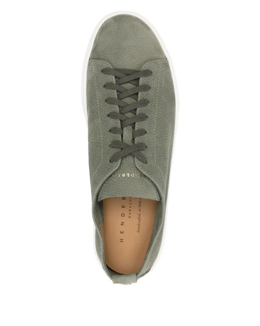 メンズ Henderson ヌバック スニーカー Green