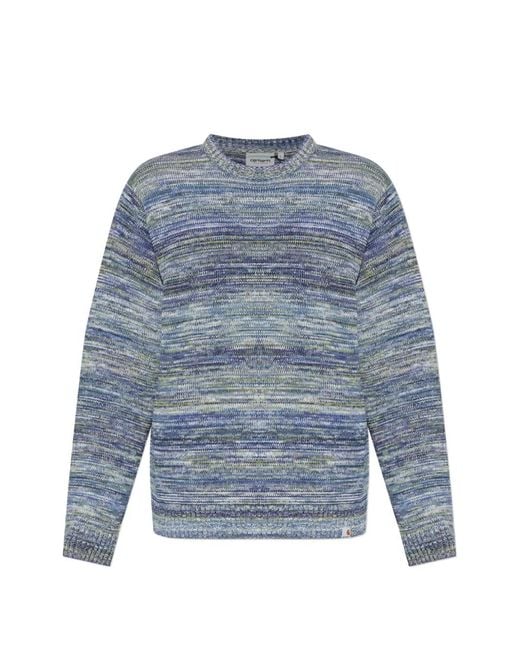 Carhartt Blue Striped Sweater for men