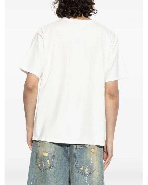 Duke & Dexter White T-Shirt À Imprimé Graphique for men