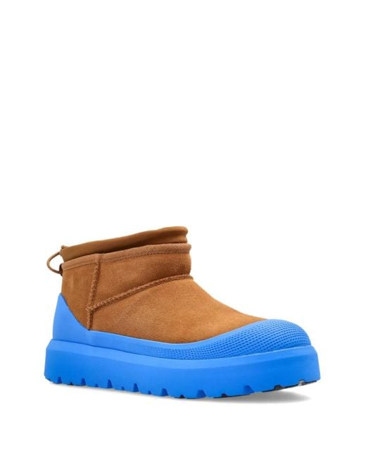 Ugg Blue Suede Ultra Mini Ankle Boots for men