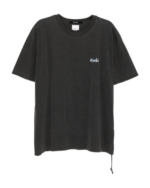 Ksubi Black Cotton T-Shirt for men