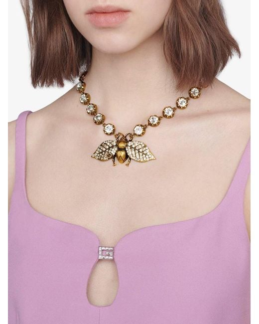 Gucci bee deals necklace