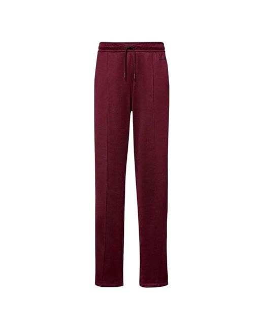 Calvin Klein Red Side-Stripe Track Pants