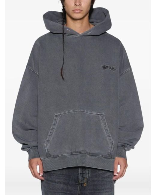 Ksubi Gray Thorned Ekcess Pouch Sweatshirt for men