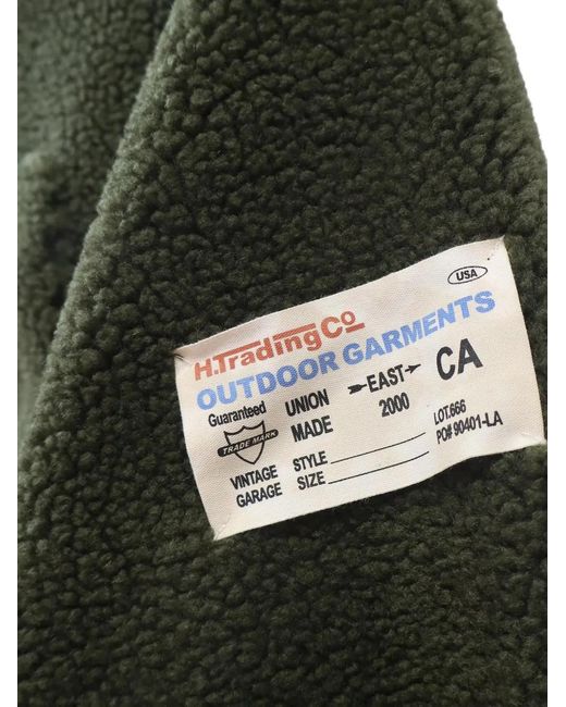 HTC Green Outdoor Teddy Duck-Down Jacket for men