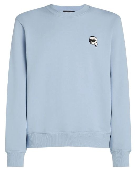 Karl Lagerfeld Blue Ikon Sweatshirt for men