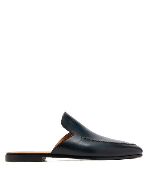 Magnanni Shoes Blue Harrison Ii Leather Mules for men