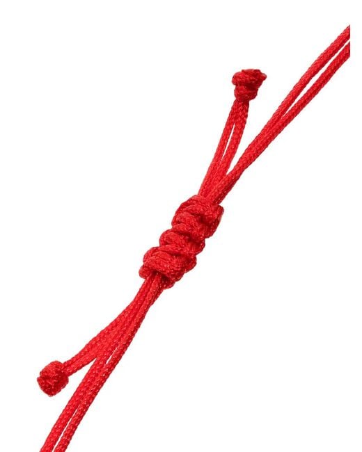 Yvonne Léon Red Elephant Tie Bracelet