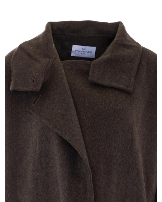 The Dynamis Studio Black Amsterdam Button-Up Coat