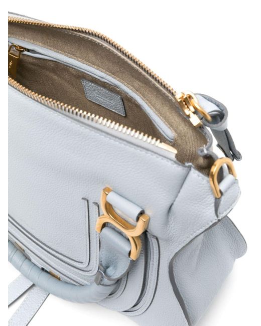 Chloé Gray Marcie Leather Tote Bag