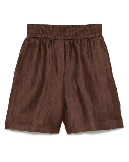 Bermudas anchas Peserico de color Brown