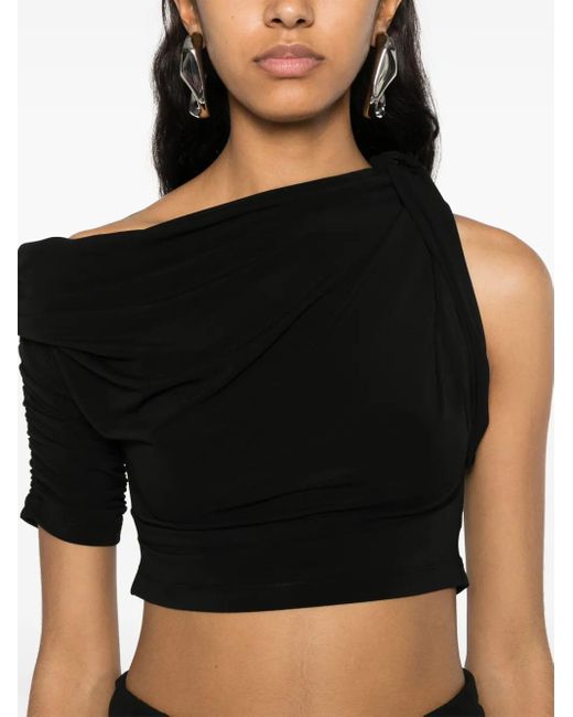 Jacquemus Black Top 'Drapeado'