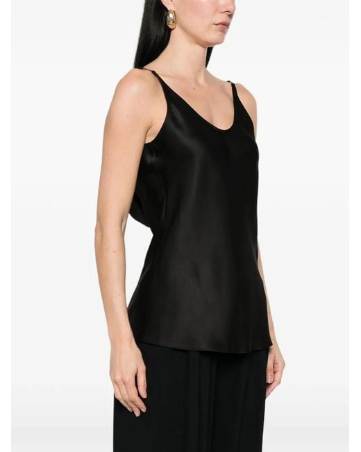 Brunello Cucinelli Black Silk Top