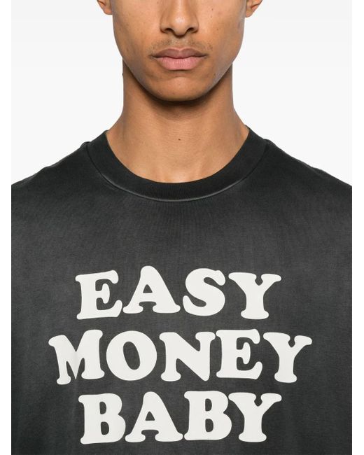 メンズ Amiri Easy Money Baby Tシャツ Black