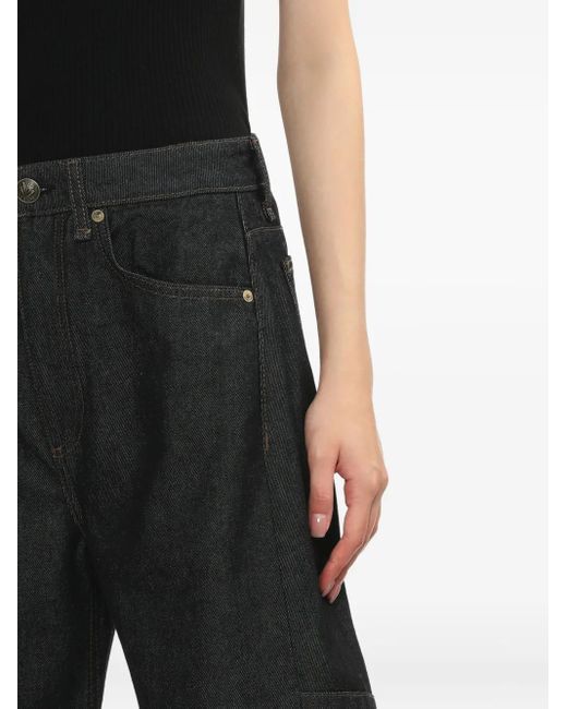 Vaqueros Charlie Con Diseño Patchwork Rag & Bone de color Black