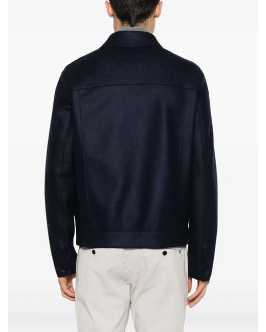 Harris Wharf London Jacke Aus Wolle in Blue für Herren