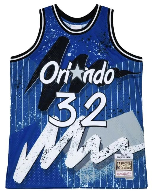 Mitchell & Ness "Nba Magic 1994 Shaquille O'Neal" Hyper Hoops Swingman Jersey in het Blue voor heren