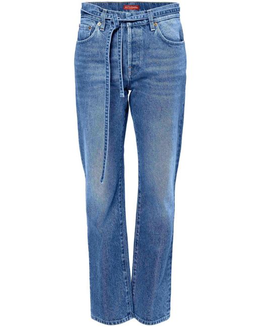 Altuzarra Blue Vigo Jeans mit Gürtel