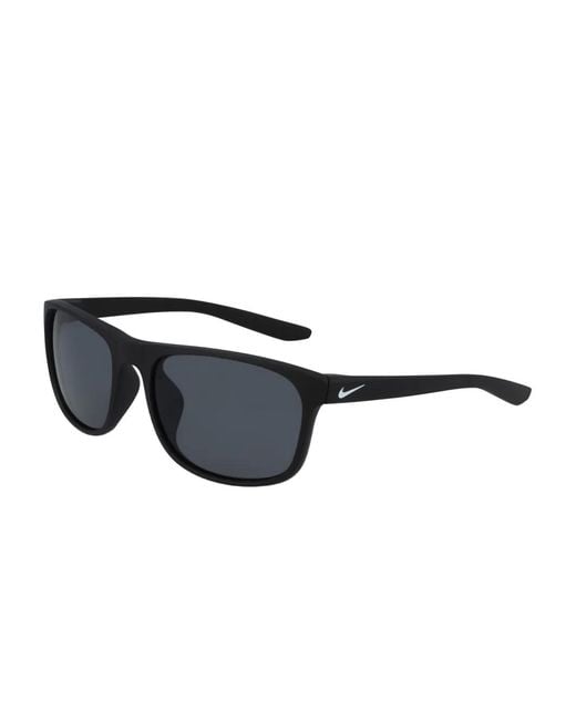 Nike Blue Endure Square-Frame Sunglasses