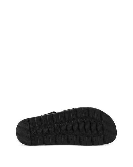 Doucal's Black Suede Sandals