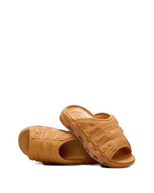 Nike Brown Air More Slides for men