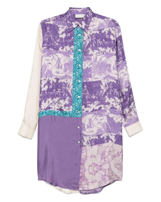 Pierre Louis Mascia Aloe シャツ Purple