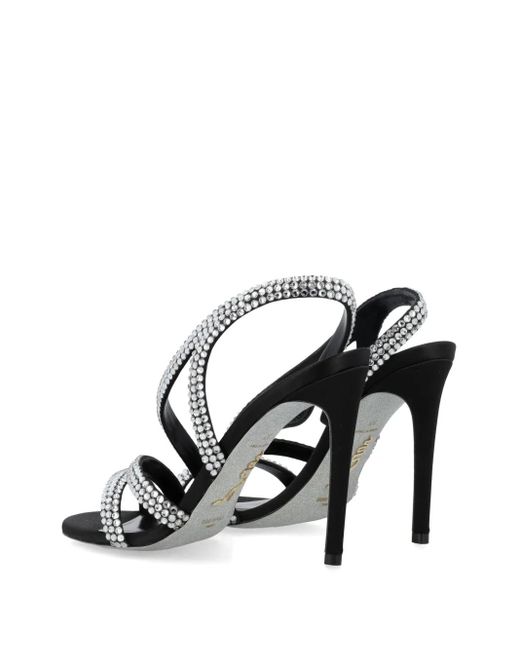 Sandales Lisa 105 Mm Rene Caovilla en coloris Metallic