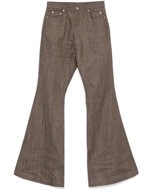 Rick Owens Bolan Jeans in Brown for Men | Lyst UK