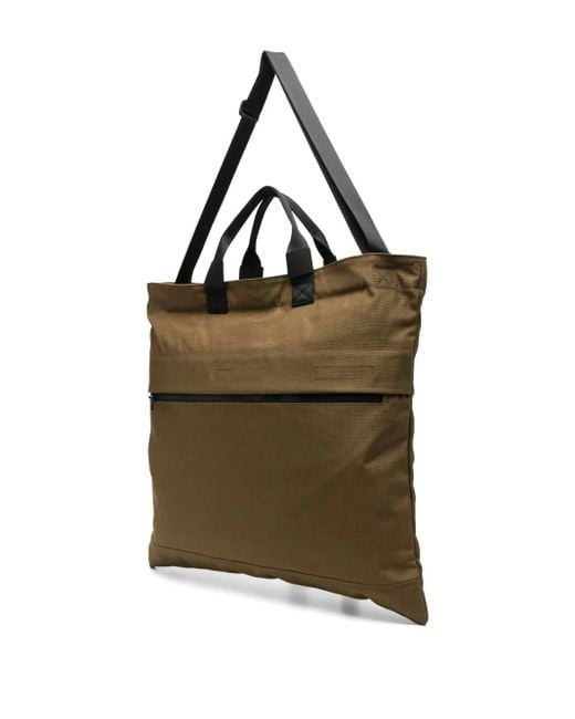 Stone Island Green Cordura 1500 Tote Bag for men