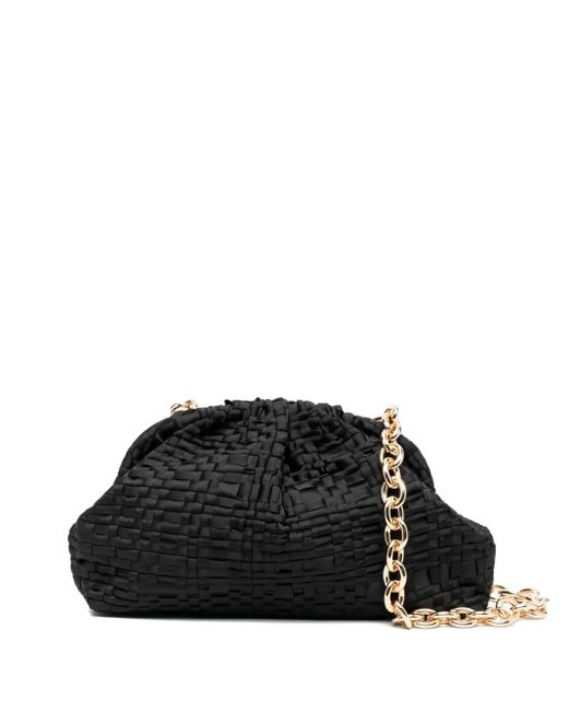 Maria La Rosa Black Game Clutch Bag