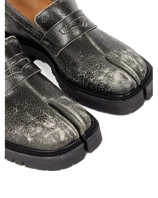 Maison Margiela Gray Tabi County Loafers