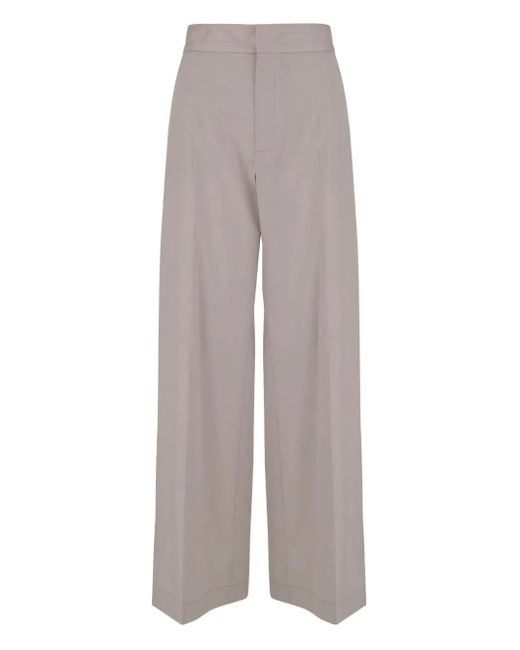 Sa Su Phi Cotton Trousers Gray