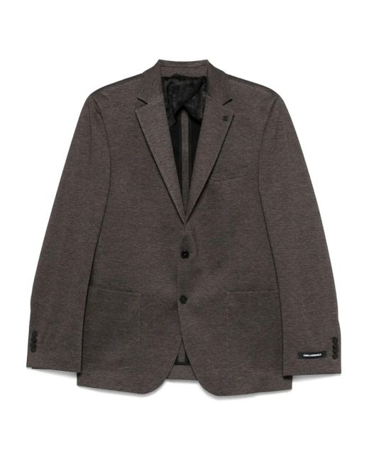 Karl Lagerfeld Gray Smart Blazer for men