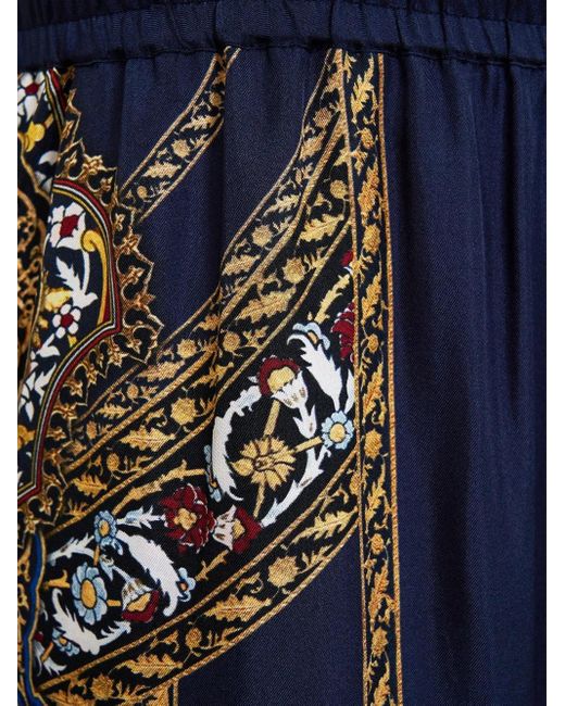 Pantalones anchos The Imperial Gate Camilla de hombre de color Blue