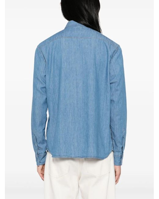 Lacoste Denim Overhemd in het Blue voor heren