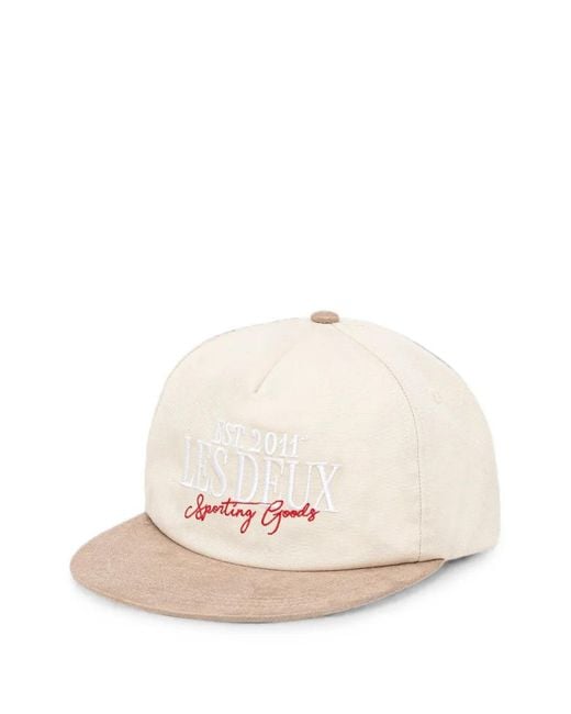 Les Deux Baseballkappe Mit Logo in Natural für Herren