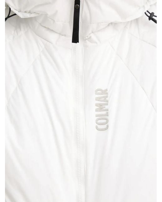 Colmar キルティング フーデッド スキースーツ White