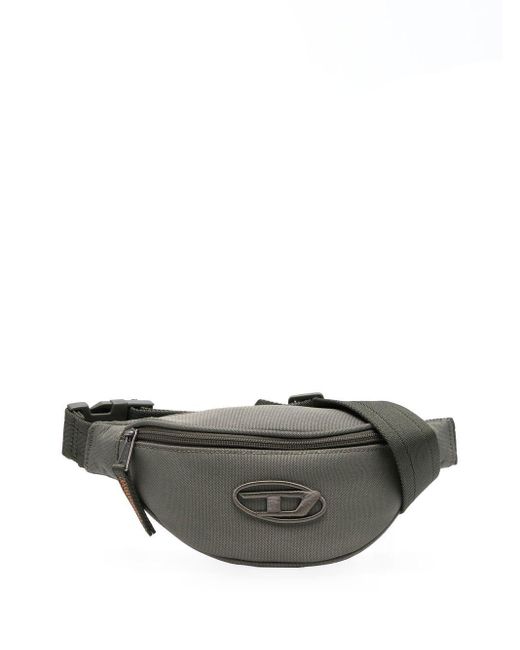 DIESEL D.90 Embroidered-logo Belt Bag in Grey | Lyst Canada