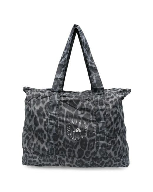 Adidas Black Leopard-Print Backpack