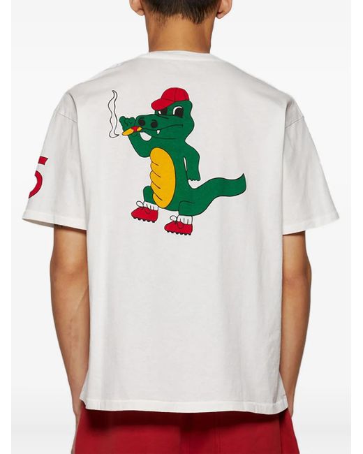 メンズ Bode Reptile Rec Tシャツ White