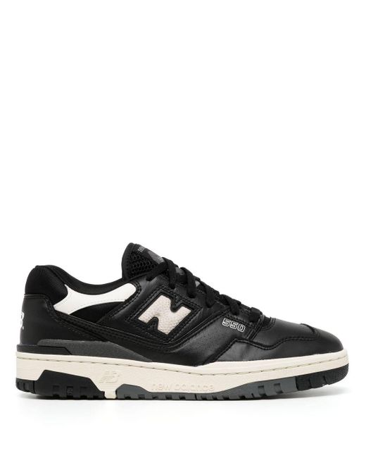 New Balance 550 Lowtop Sneakers in Black for Men Lyst UK