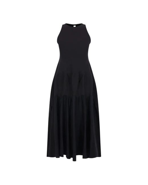 CFCL Black Sleeveless Midi Dress