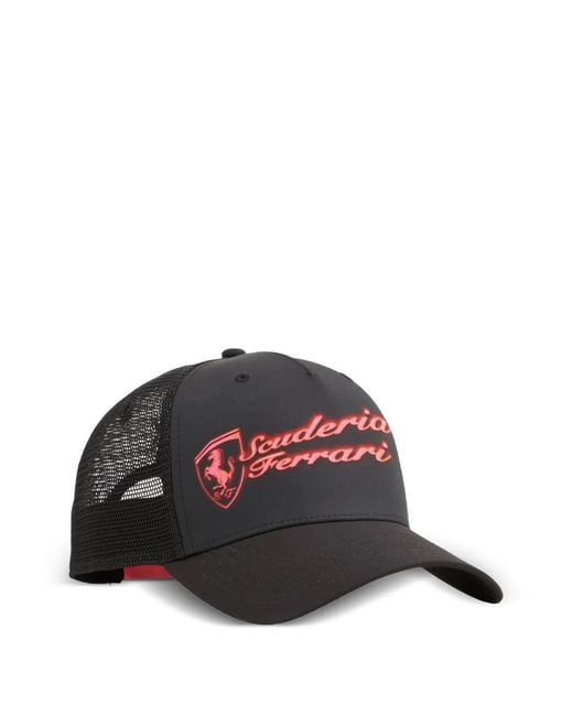 PUMA Black X Scuderia Ferrari Race Logo-Detail Baseball Cap for men