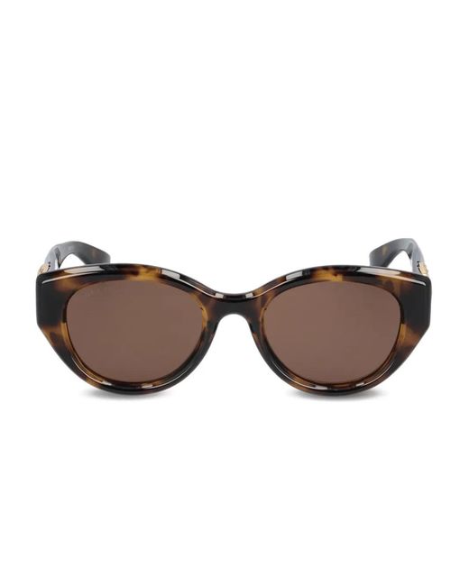 Gafas de sol con detalle Double G Gucci de color Brown
