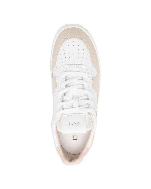 Date White Court 2.0 Basic Sneakers