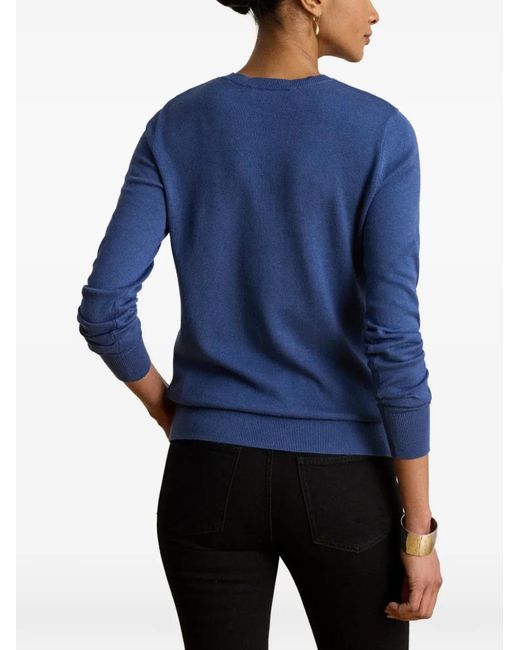 Pull À Logo Brodé Ralph Lauren en coloris Blue