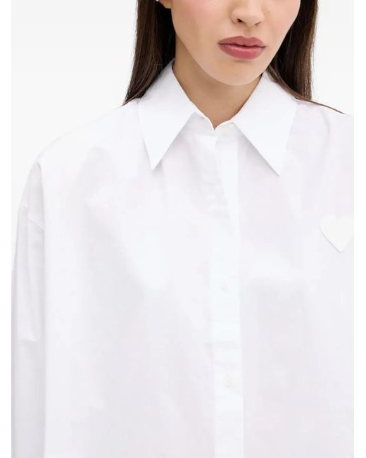 HUGO White Happy Printed Shirt