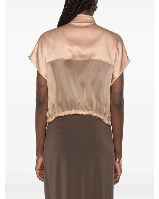 Antonelli Natural Tie-Detail Shirt